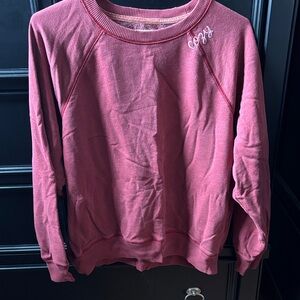 American Eagle Outfitters Maroon Knit Top